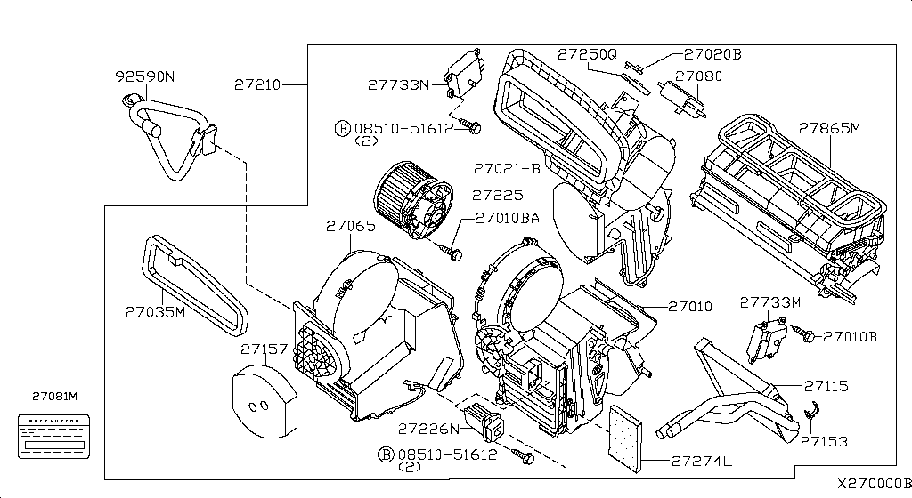 Heater Blower Unit