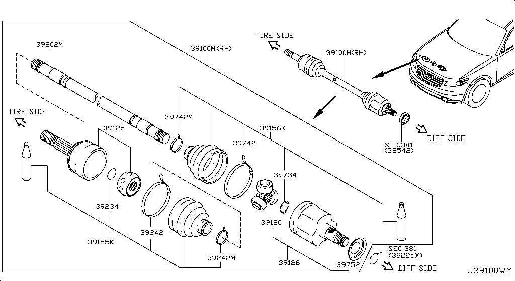 Front Drive Shaft