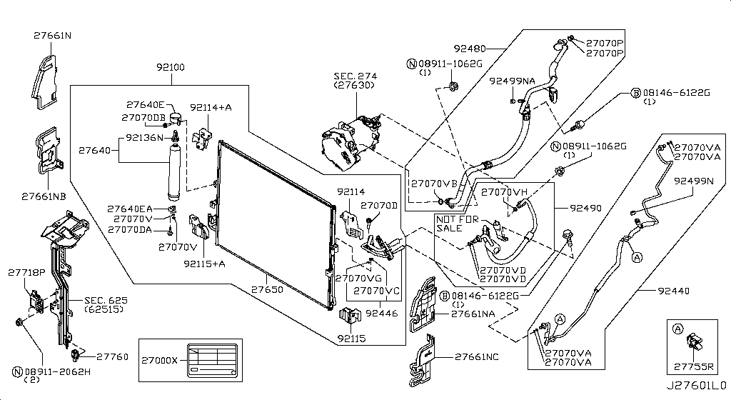 Condenser, Liquid Tank & Piping