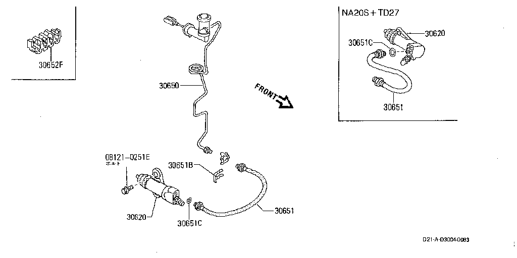 Clutch Operation Cylinder & Piping