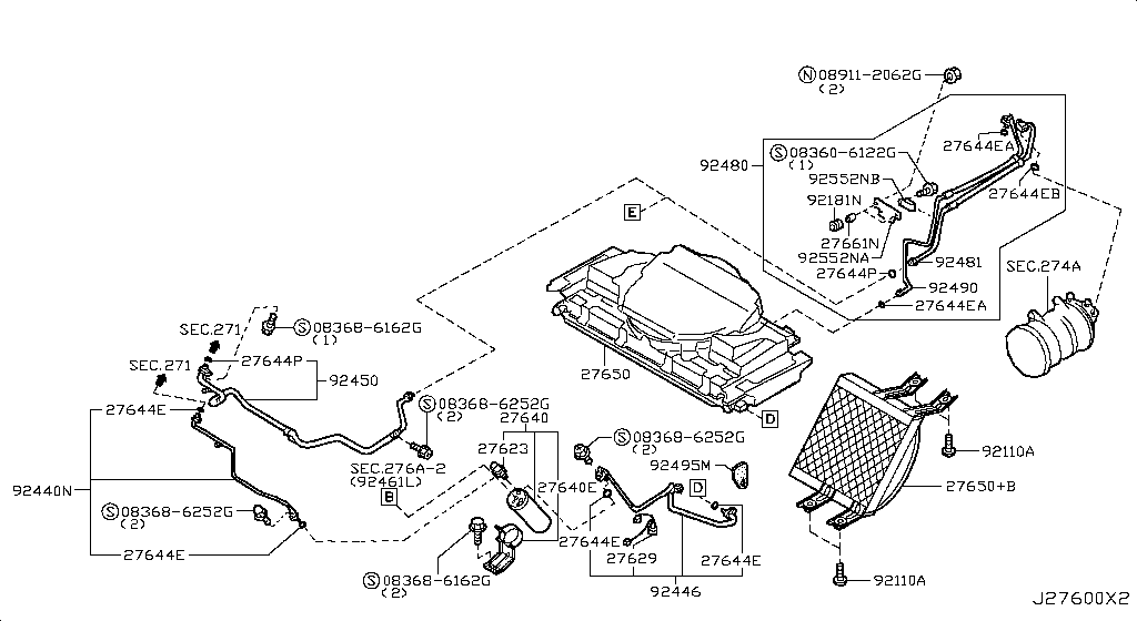 Condenser, Liquid Tank & Piping