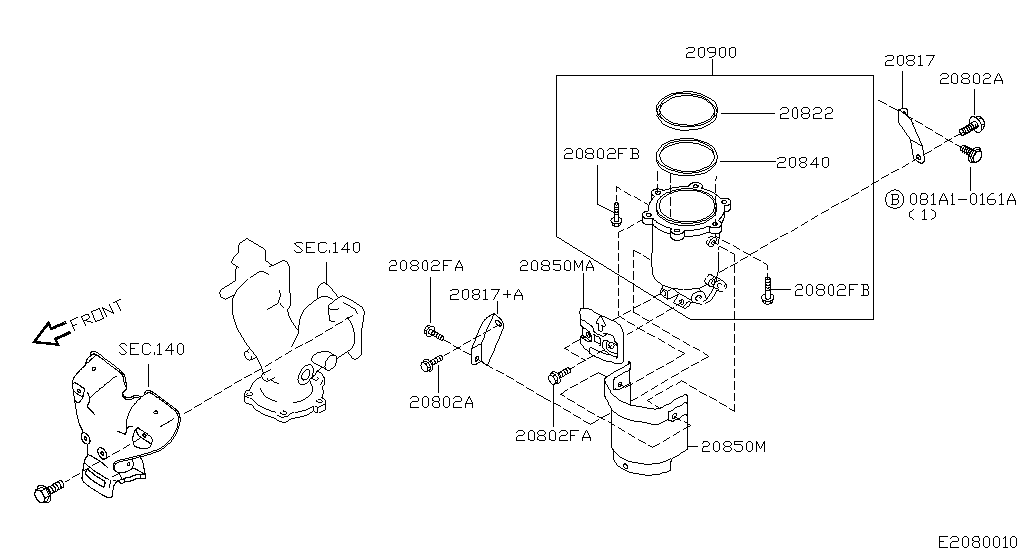 Catalyst Converter, Exhaust Fuel & Ure In