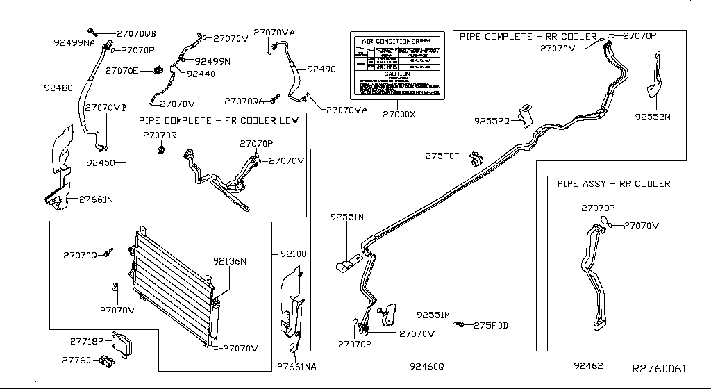 Condenser, Liquid Tank & Piping