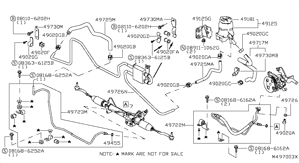 Power Steering Piping