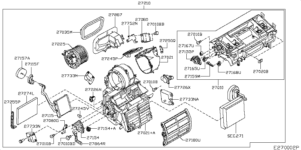 Heater Blower Unit