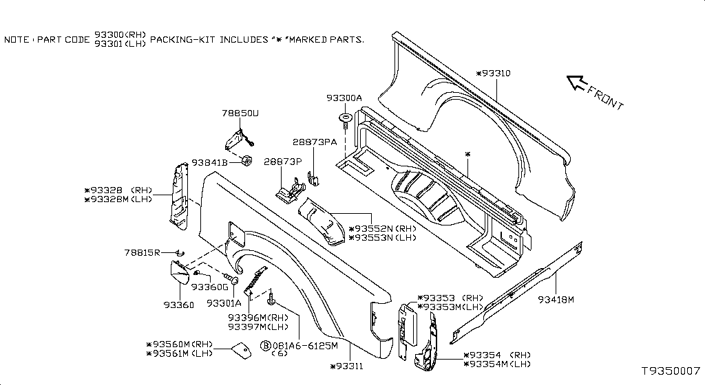 Rear Body Side Gate Fitting