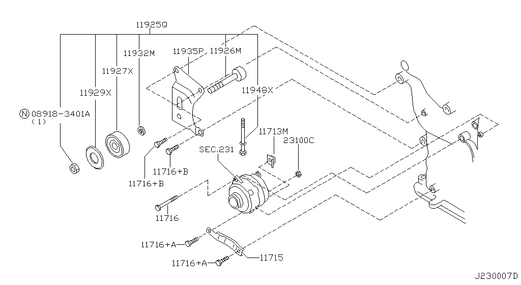 Alternator Fitting