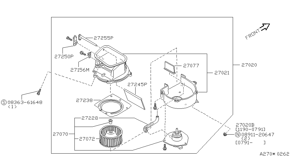 Heater Blower Unit