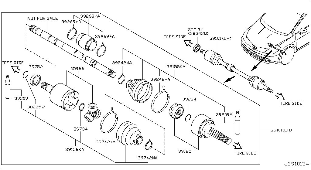 Front Drive Shaft