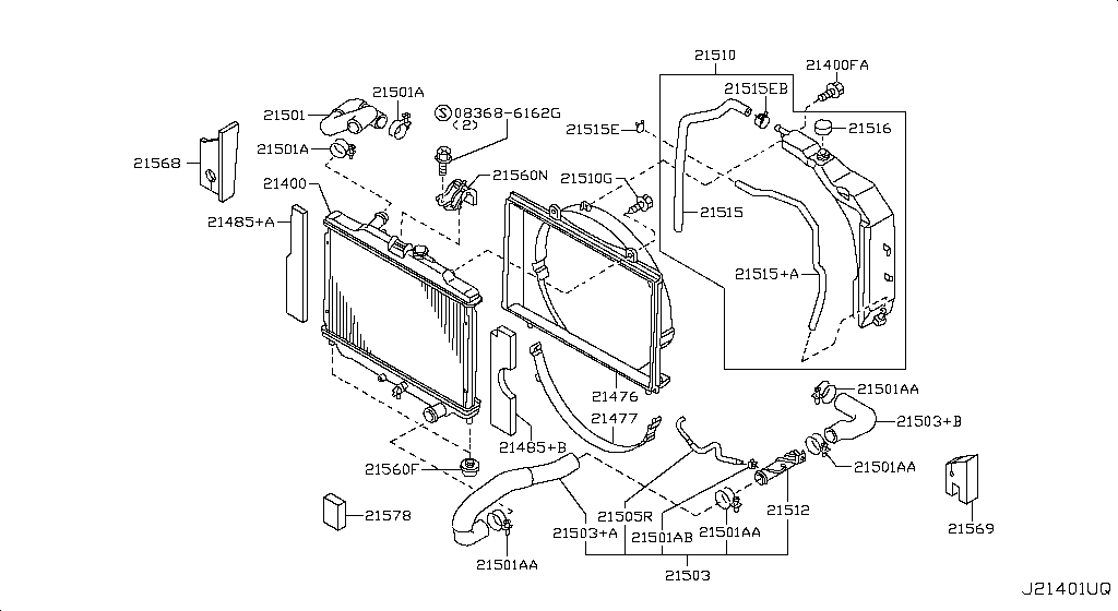 Radiator Shroud Inverter Cooling