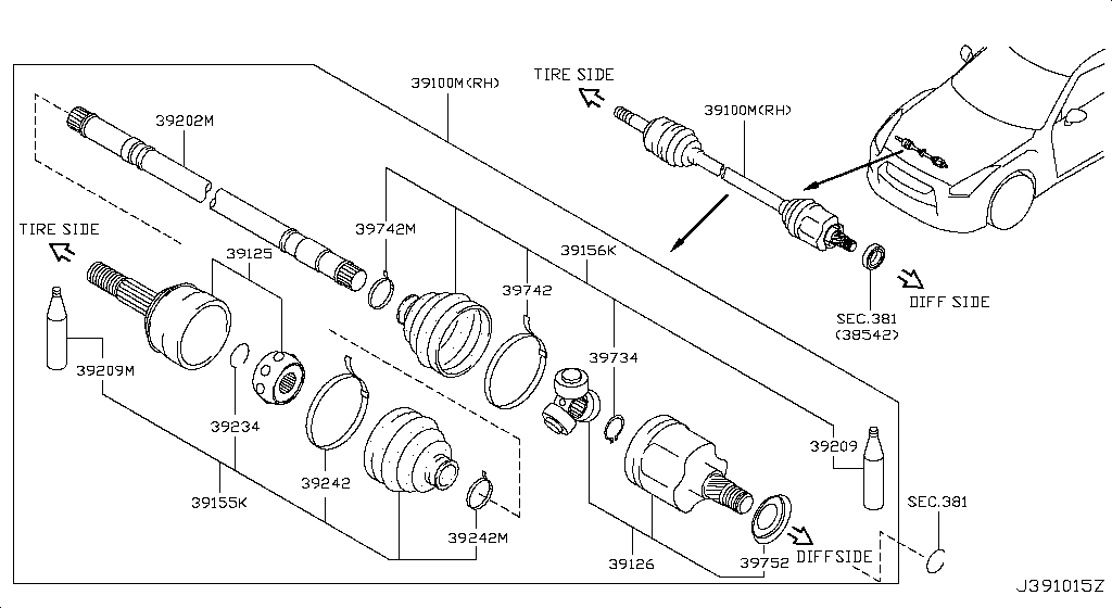 Front Drive Shaft