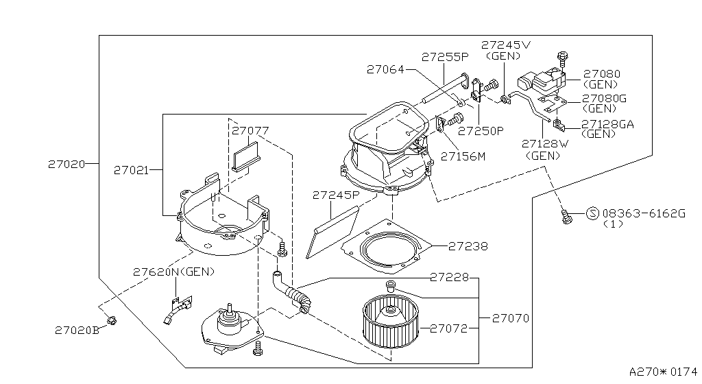 Heater Blower Unit