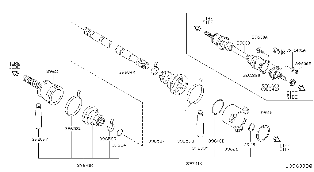 Rear Drive Shaft