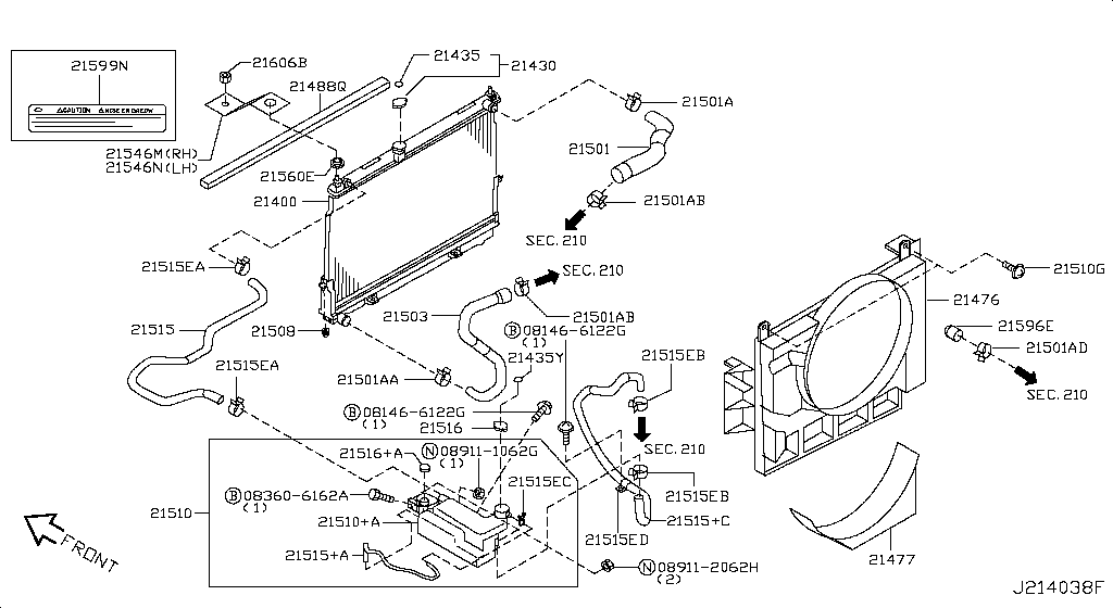 Radiator Shroud Inverter Cooling