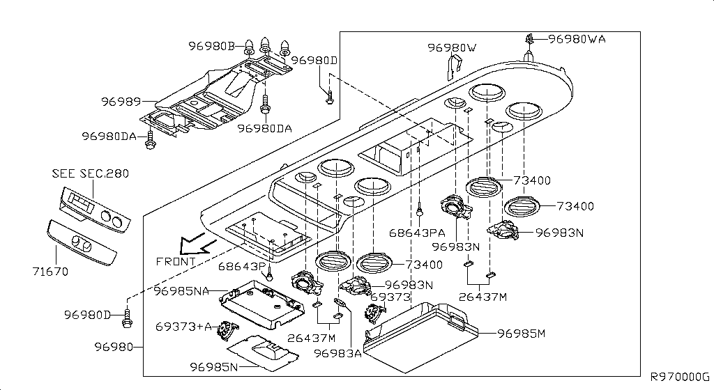 Roof Console