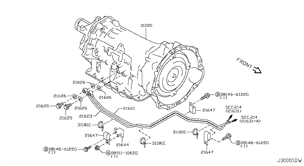 Transmisión, transeje y montaje