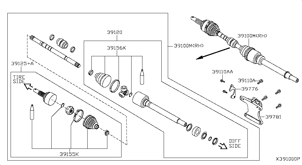 Front Drive Shaft