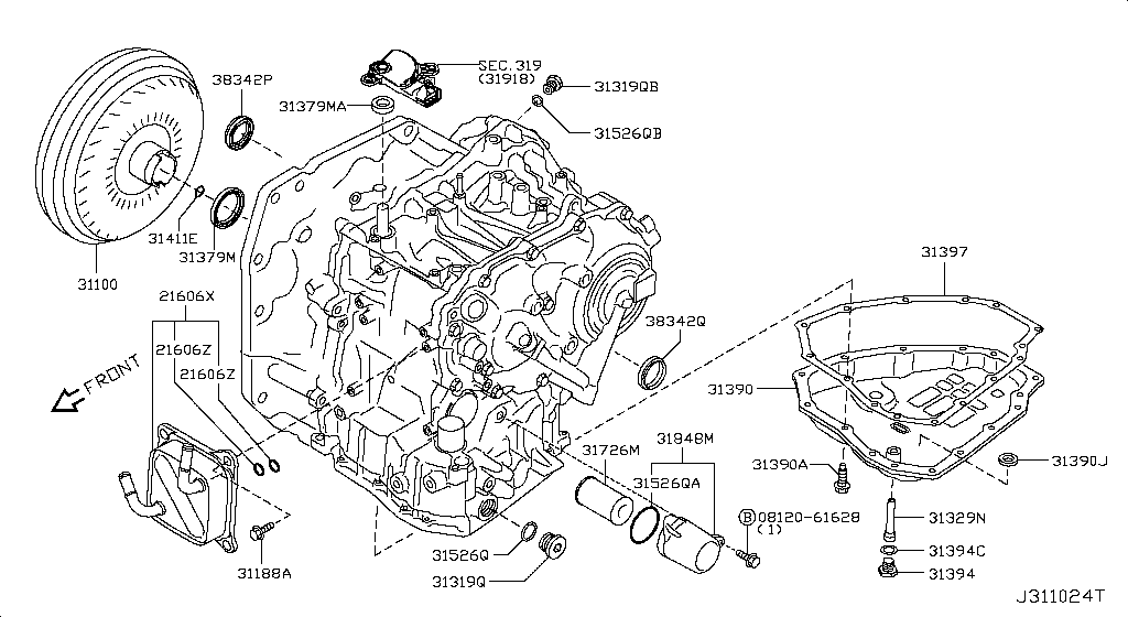 Torque Converter, Housing & Case