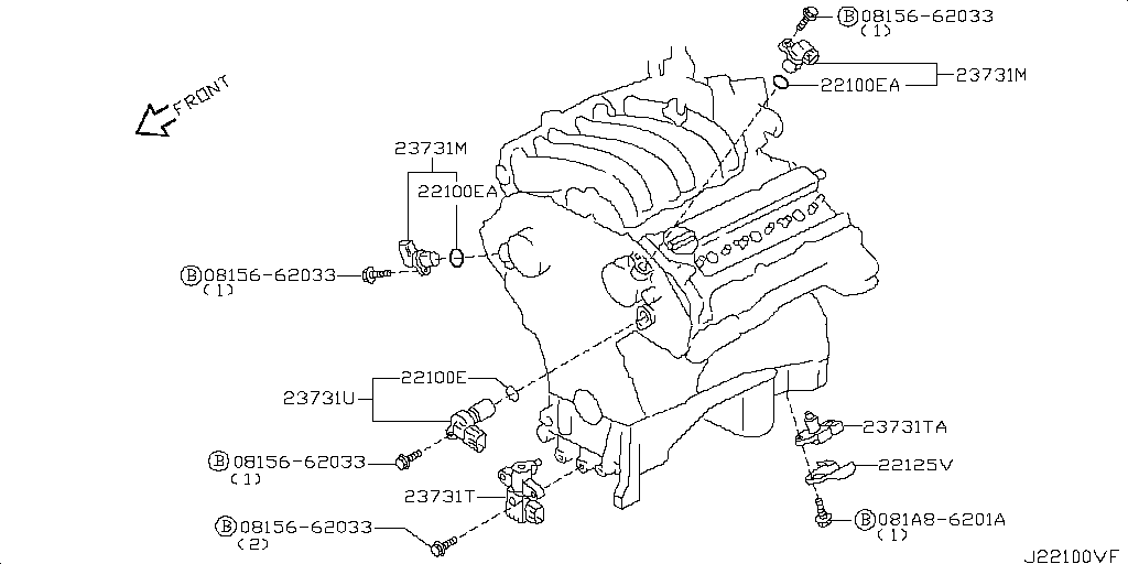 Distributor Ignition Timing Sensor