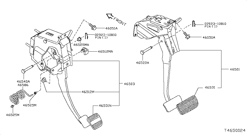 Brake & Clutch Pedal
