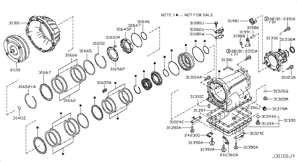 Torque Converter, Housing & Case