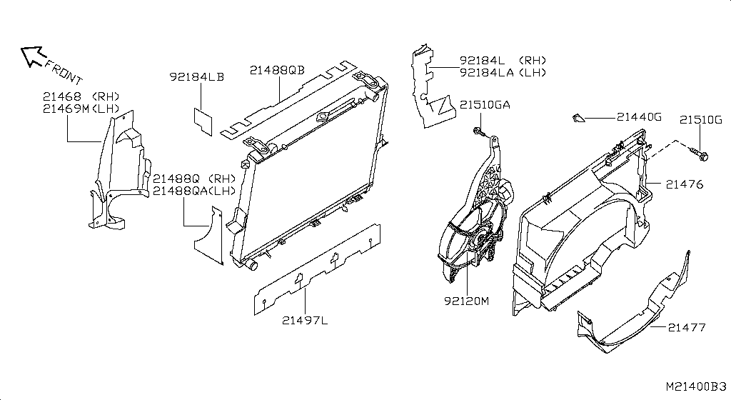Radiator Shroud Inverter Cooling