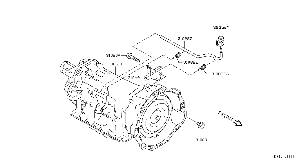 Transmisión, transeje y montaje