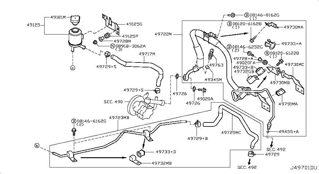 Power Steering Piping