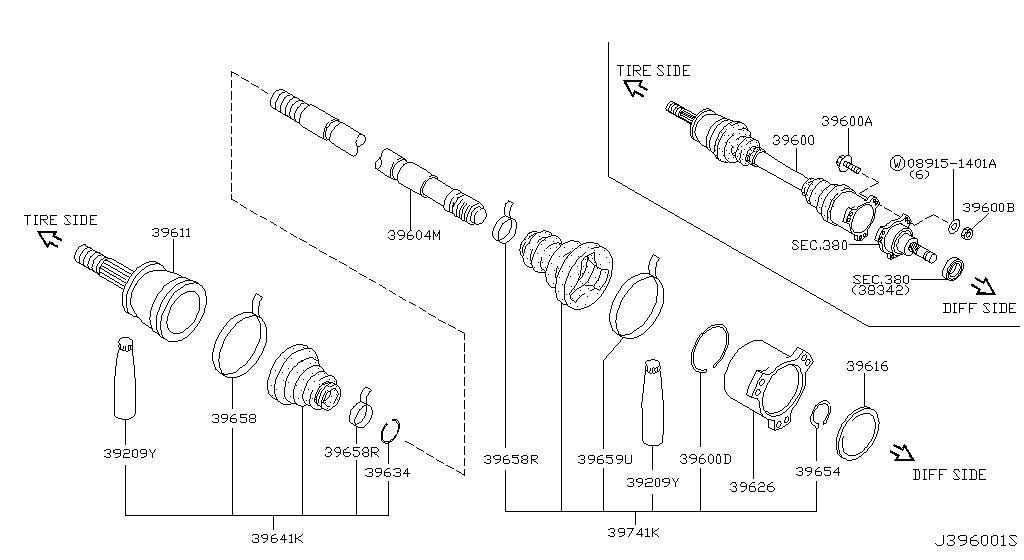 Rear Drive Shaft