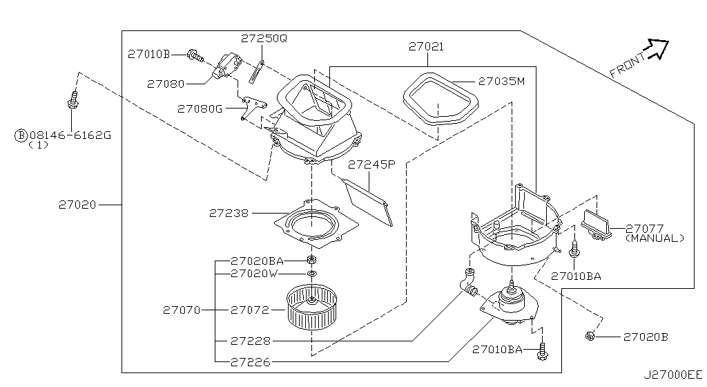 Heater Blower Unit