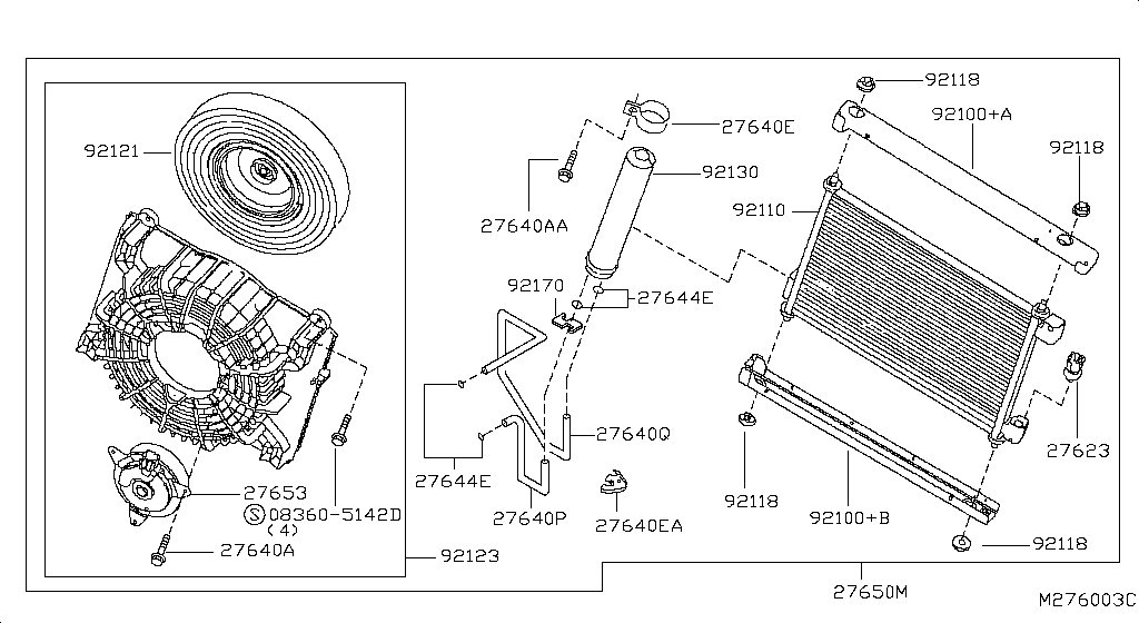 Condenser, Liquid Tank & Piping