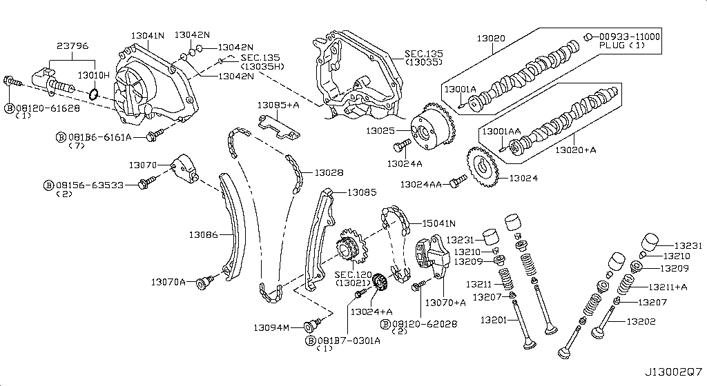 Camshaft & Valve Mechanism