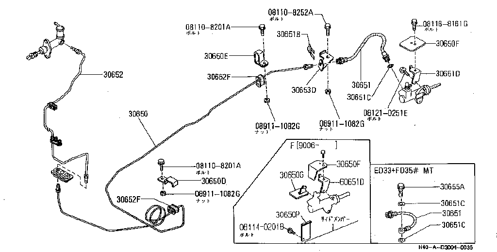 Clutch Operation Cylinder & Piping