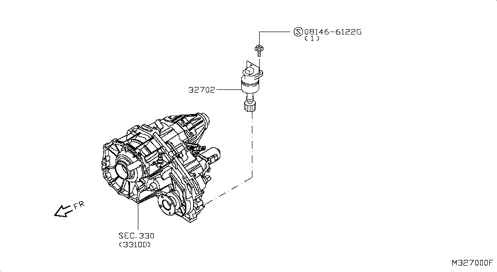 32702-EA31C Pinion Assy Nissan | YoshiParts