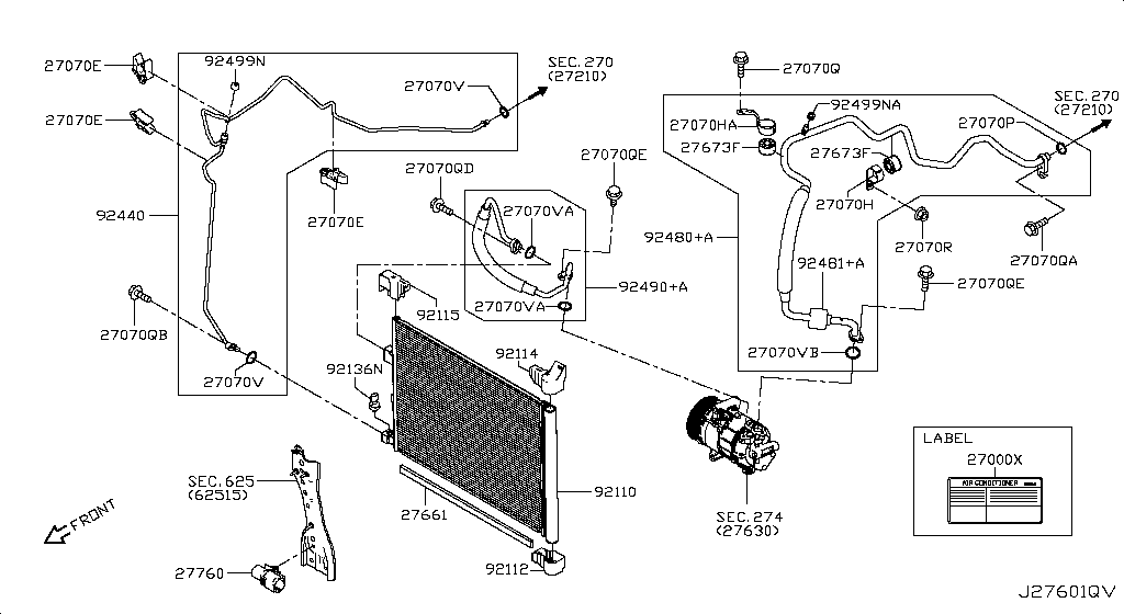 Condenser, Liquid Tank & Piping