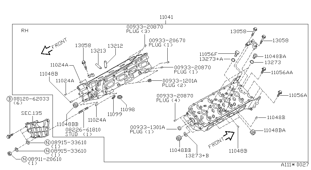 Cylinder Head & Rocker Cover