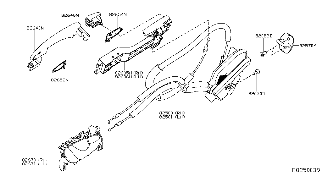 Rear Door Lock & Handle