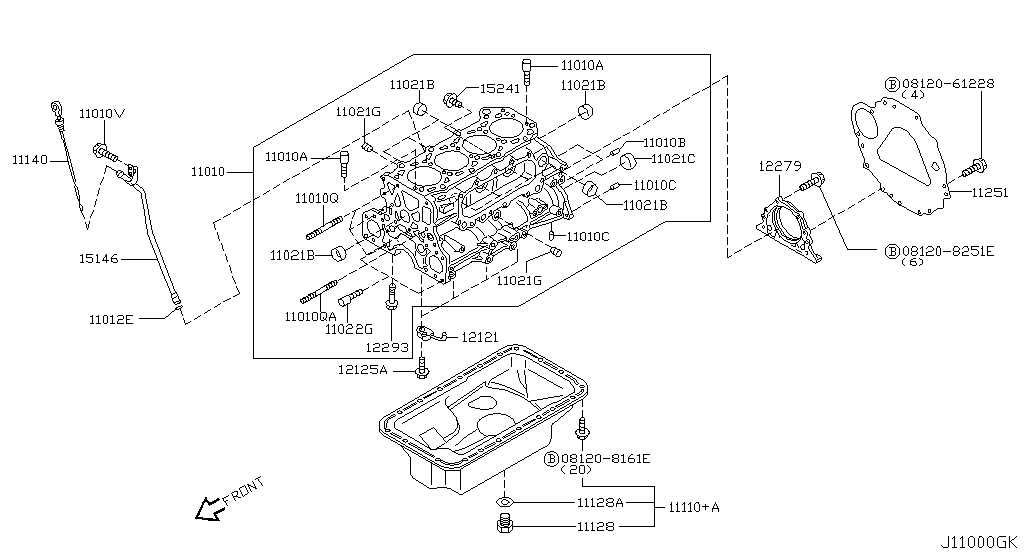 Cylinder Block & Oil Pan