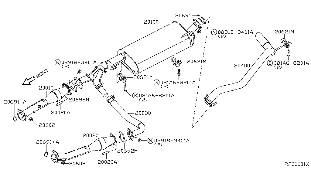 Exhaust Tube Muffler