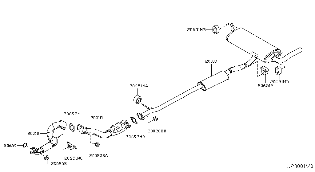Exhaust Tube Muffler