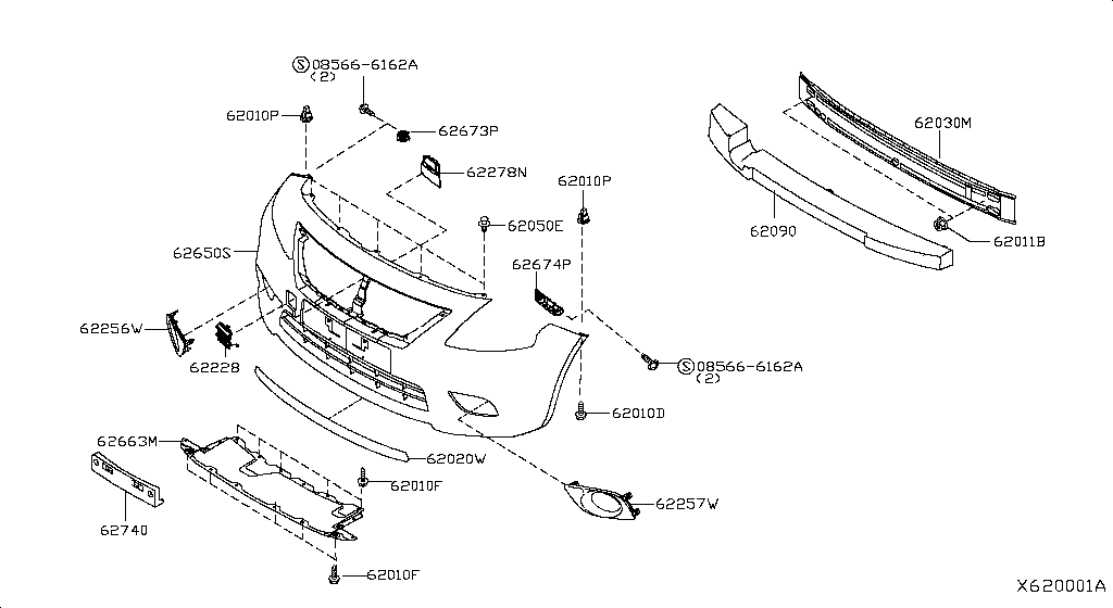 Parachoques delantero