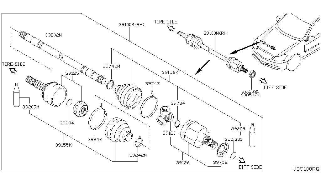 Front Drive Shaft