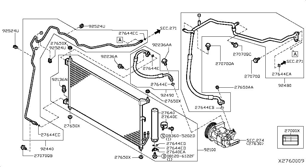 Condenser, Liquid Tank & Piping