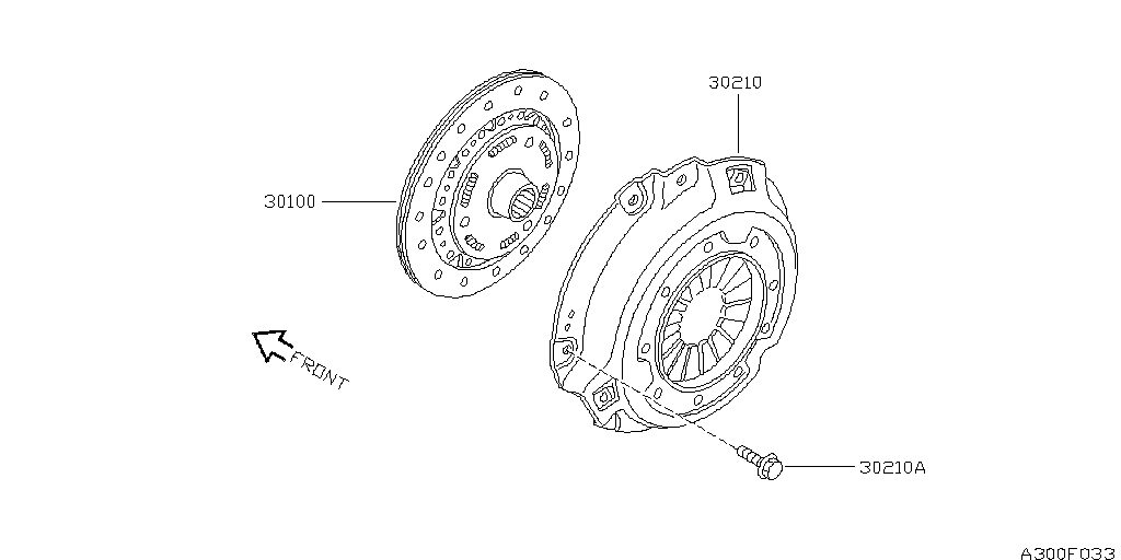 Clutch Cover, Disc & Release Parts