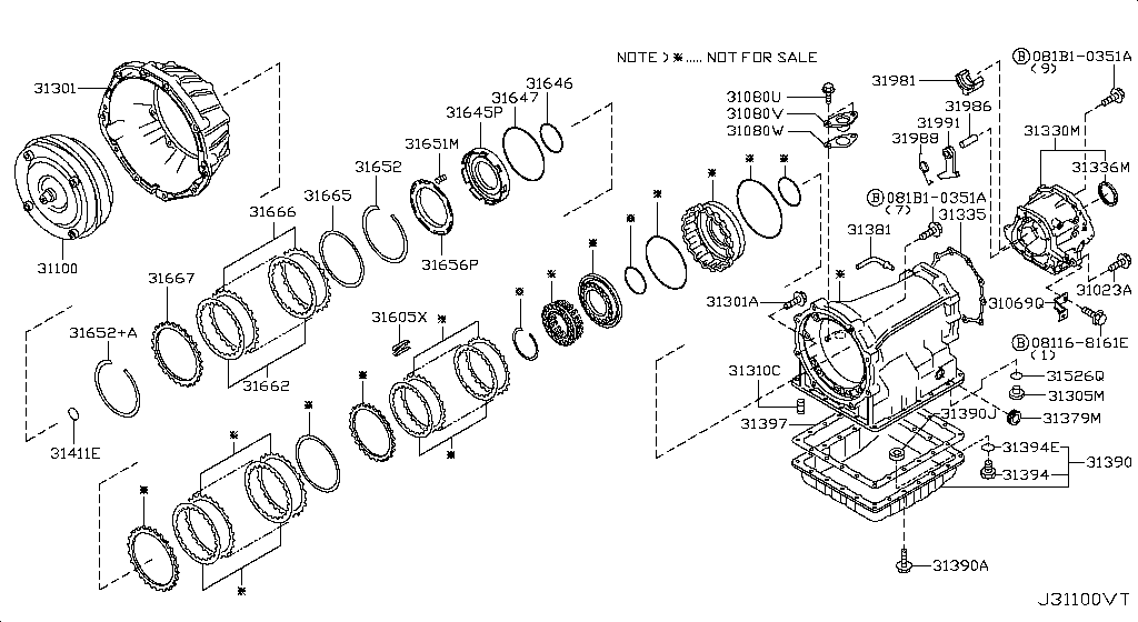 Torque Converter, Housing & Case