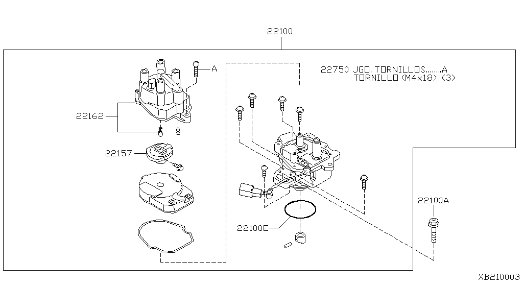 Sensor de sincronización de encendido del distribuidor