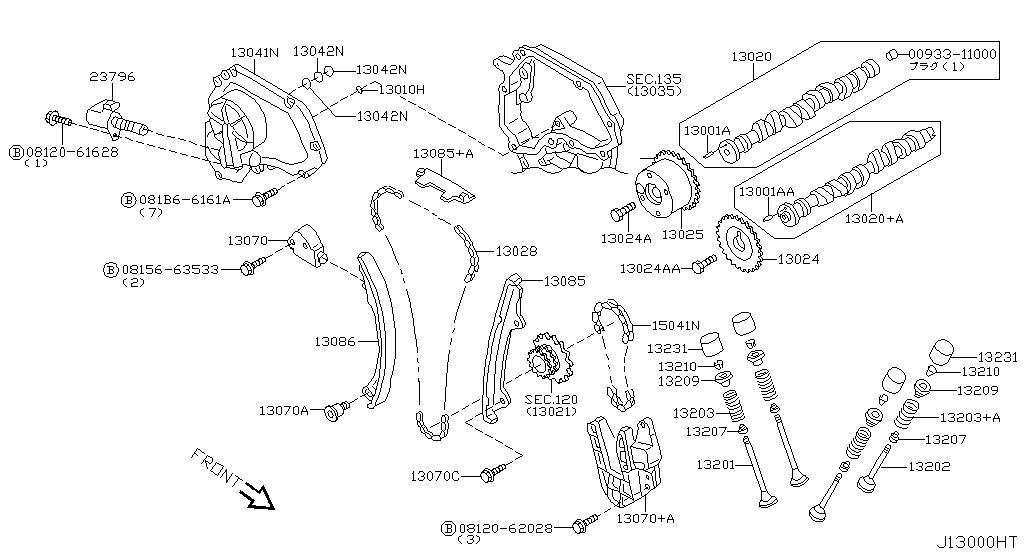 Camshaft & Valve Mechanism