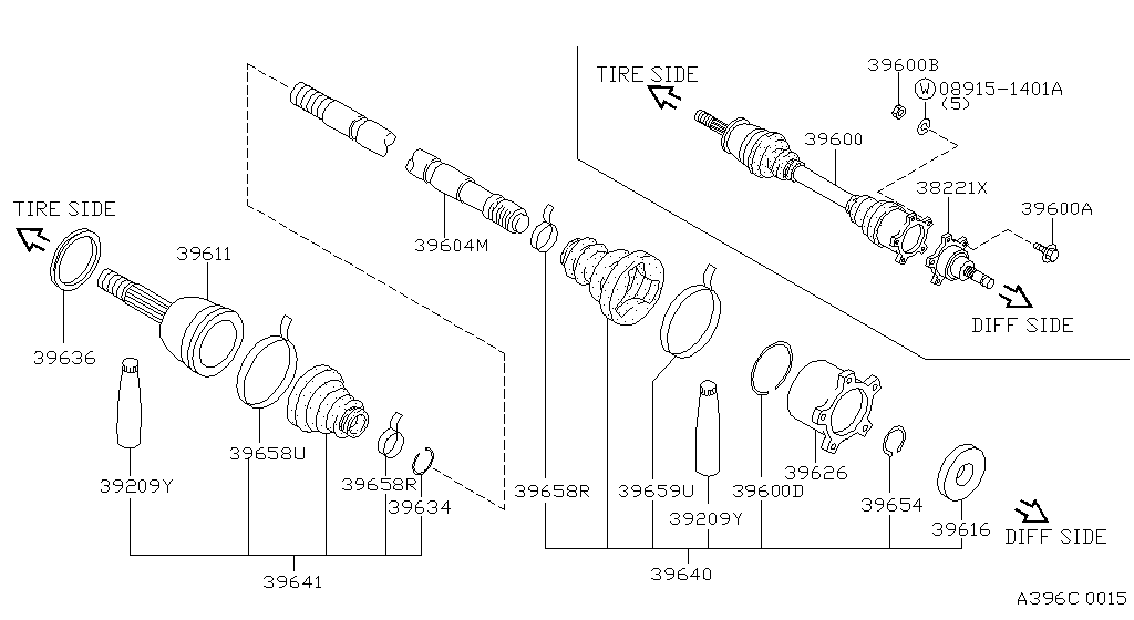 Rear Drive Shaft