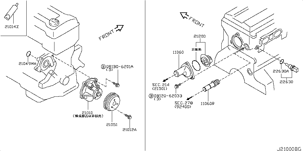 Water Pump & Cooling Fan & Thermostat