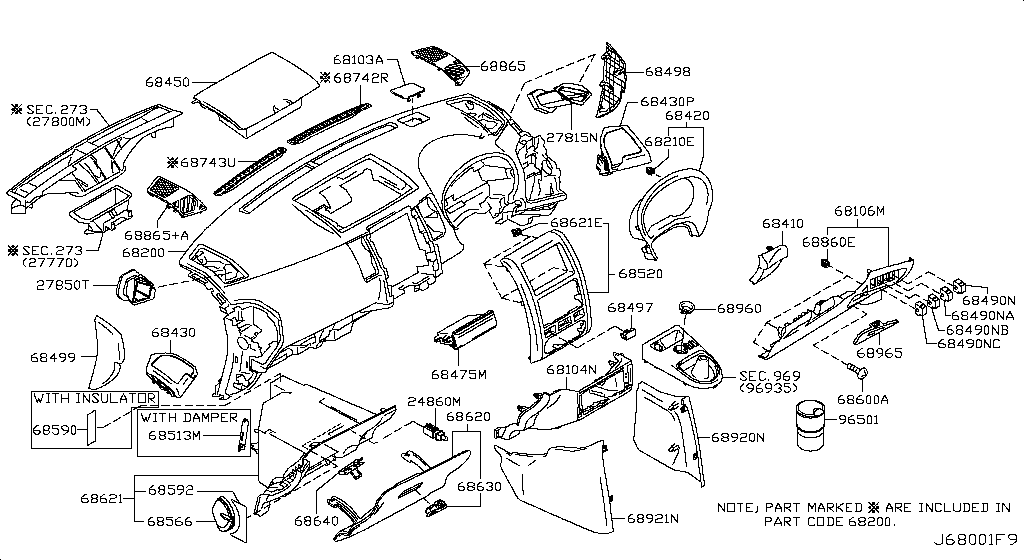 68106-JG00A Panel Nissan | YoshiParts